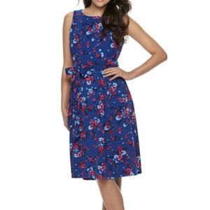 Women’s ELLE Fit & Flare Floral Dress